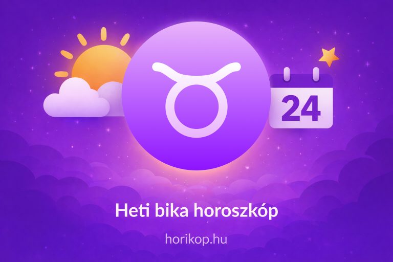 Heti bika horoszkop