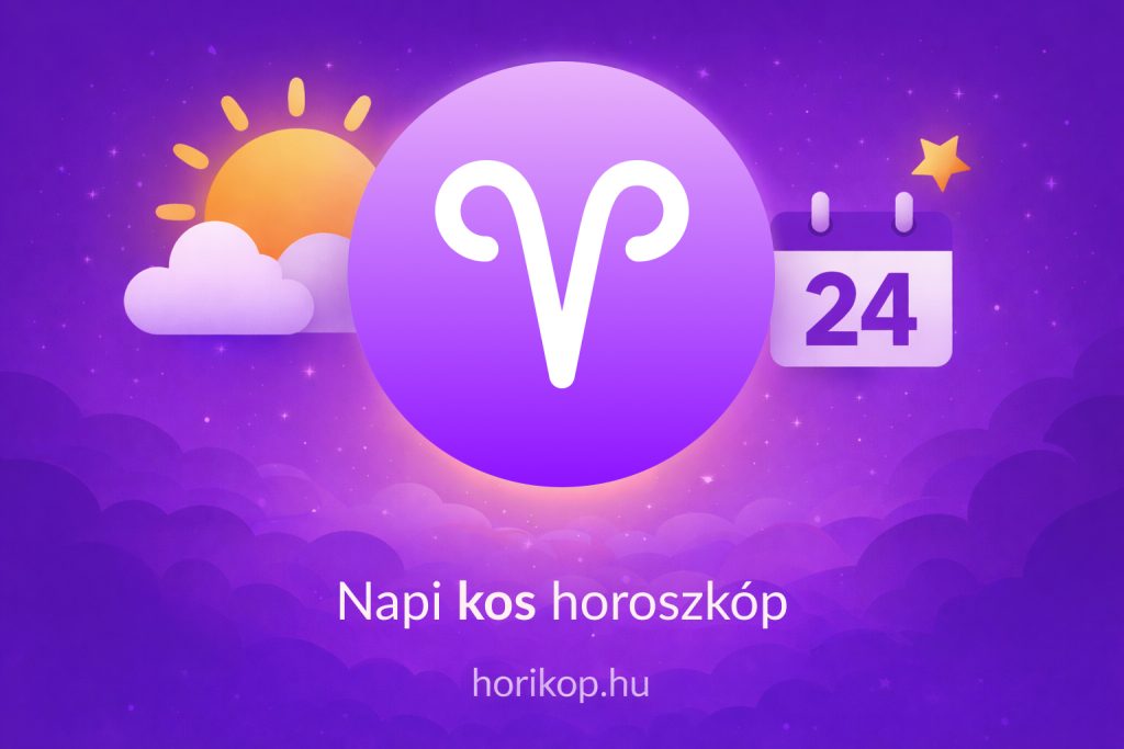 Napi kos horoszkop