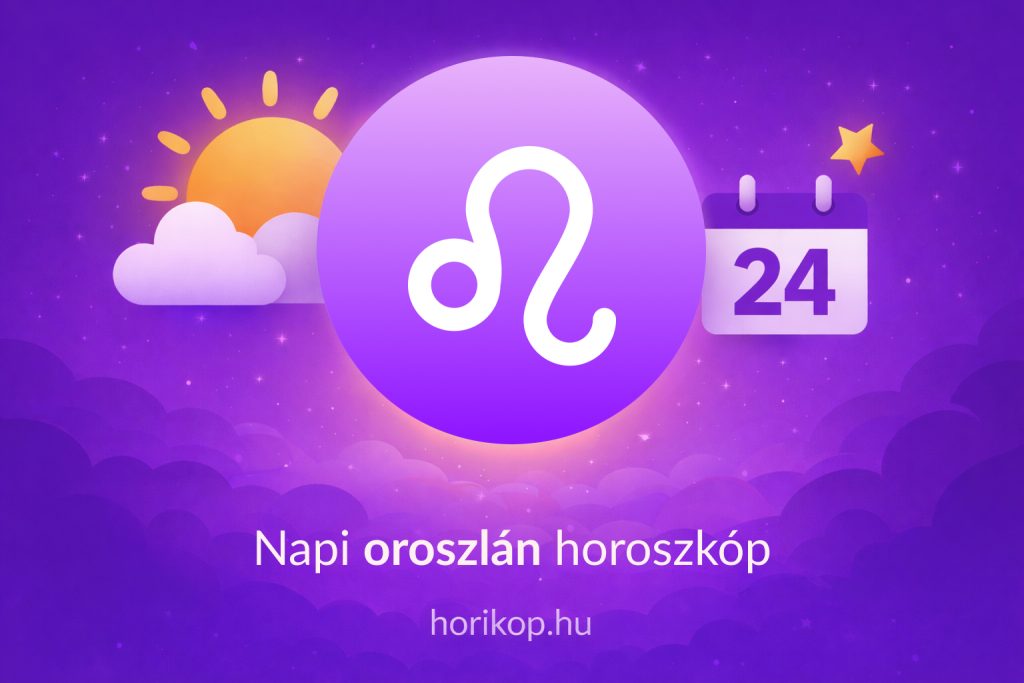 Napi oroszlan horoszkop