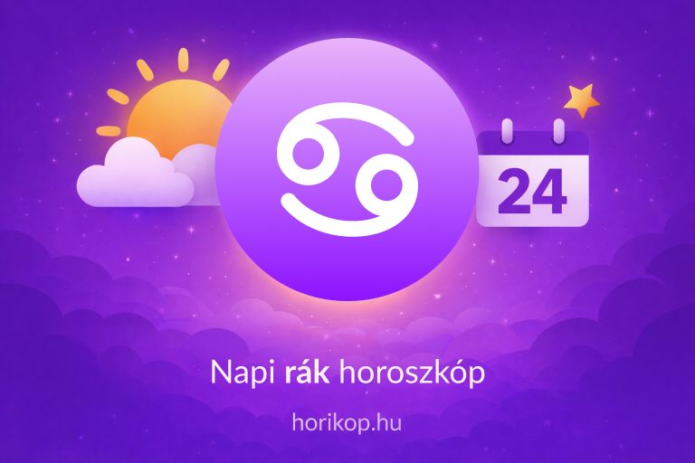 Rák napi horoszkóp 5 Napi rak horoszkop