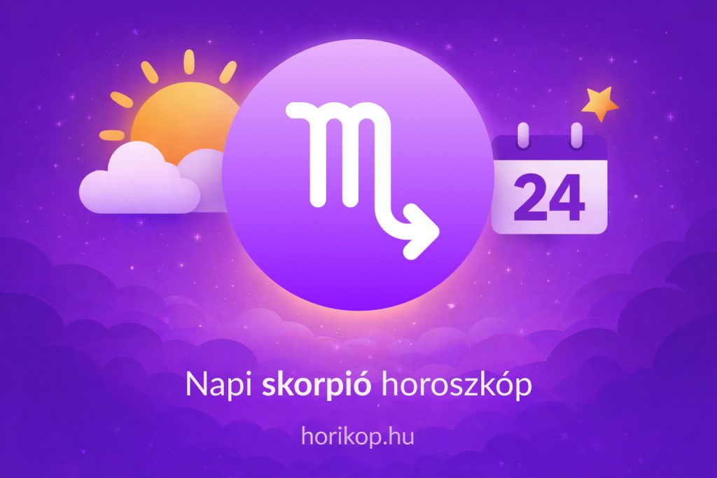 Napi skorpio horoszkop